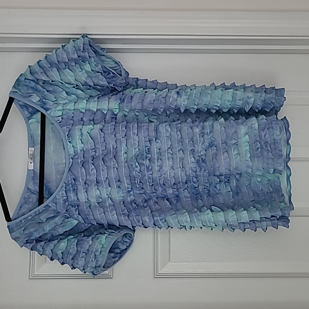 Dress Barn Ruffle Top 1X